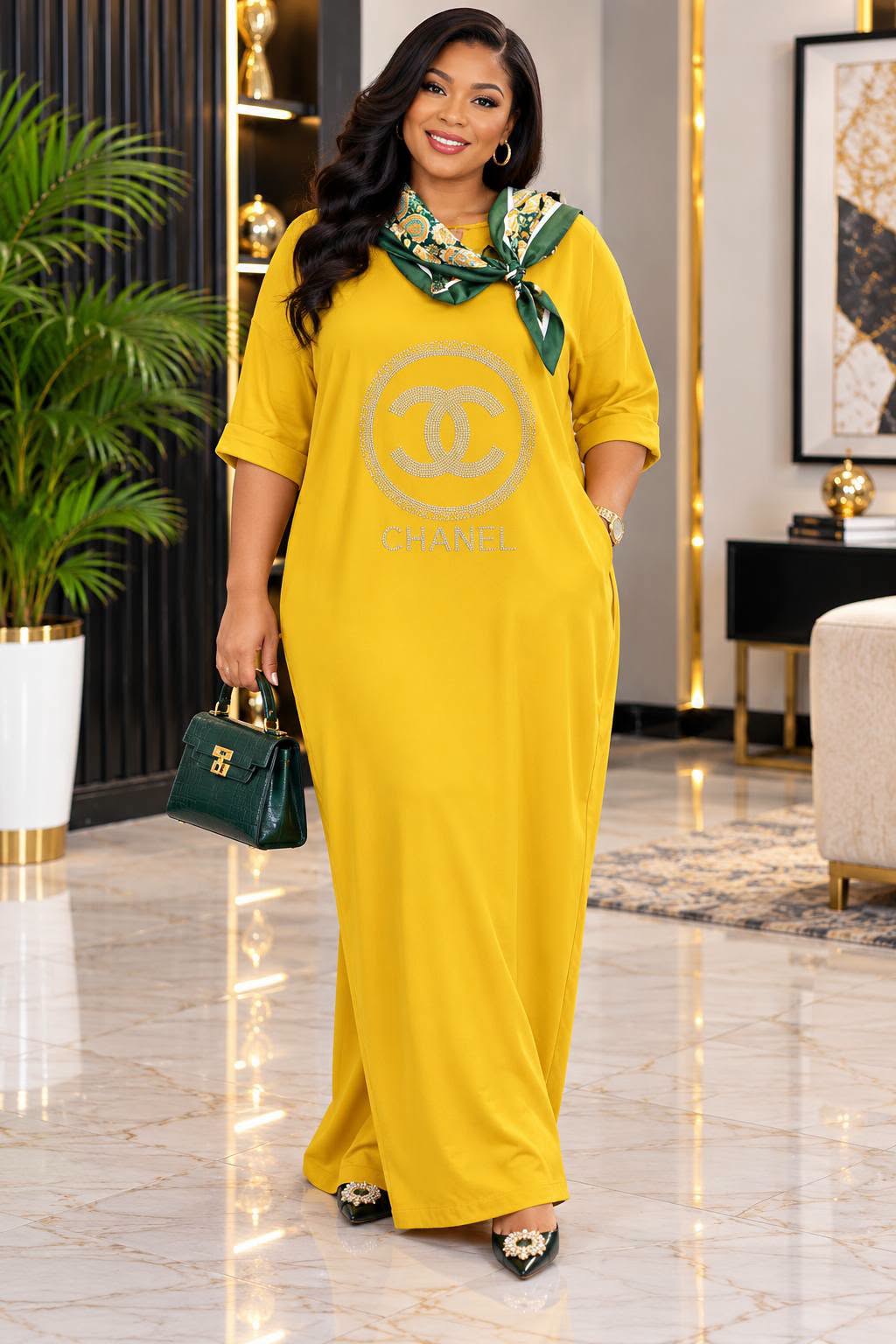Yellow Chanel Gown