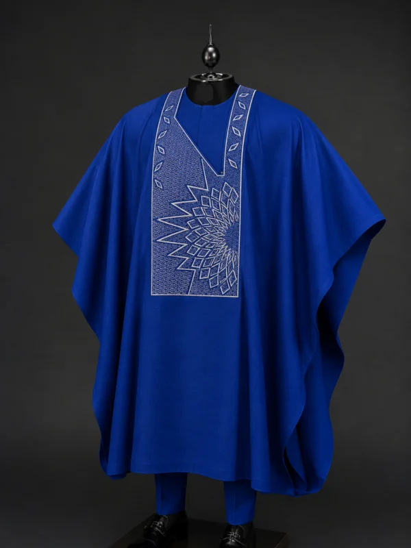 Royal Blue Agbada for Men